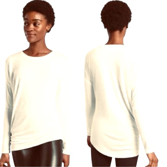 Athleta Cloudlight Relaxed Asymmetrical Long Sleeve Top - Picture 2 of 9